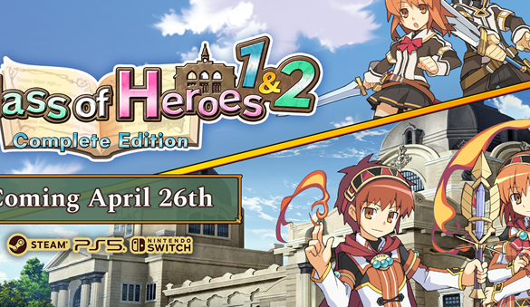 PQube Reveal 'Class of Heroes 1 & 2: Complete Edition' Release